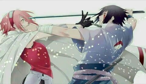 "ساکورا و ساسکه 😍 😍" 