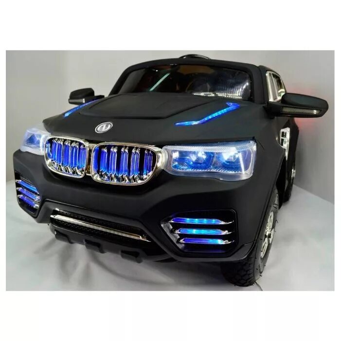 Детский электромобиль BMW X9 с надувными колесами и кожаным сиденьем купить по ц