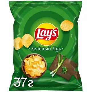 Чипсы lays зеленый лук