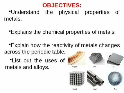 Uses of metal