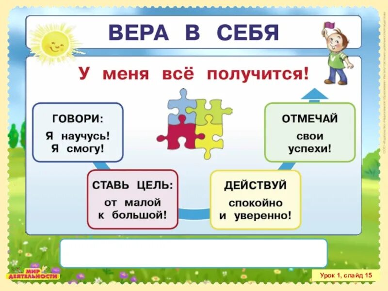 Мир деятельности шаги. Мир деятельности 1 класс презентации к урокам. Эталоны качества ученика мир деятельности.