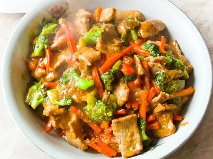 Соевое мясо с овощами