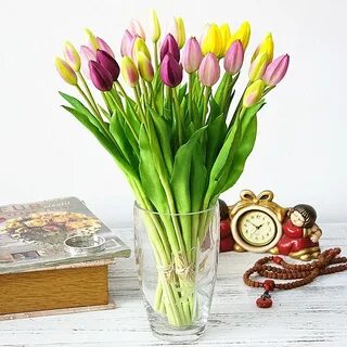 Искусственные тюльпаны