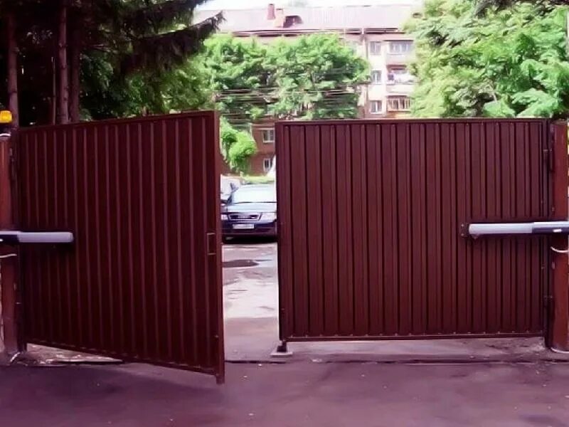 ворота распашные 180