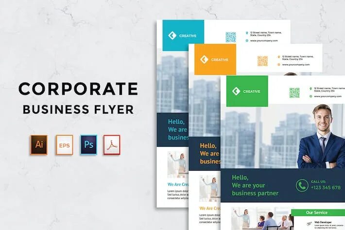 Business Flyer Design. Business Flyer. Corporate Flyer. BB software Corporate Business.