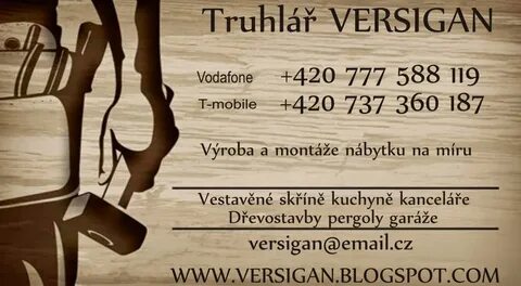 Truhlář a Tesař Versigan: NAŠE SLUŽBY 