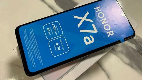 Honor x7a 128gb titanium silver