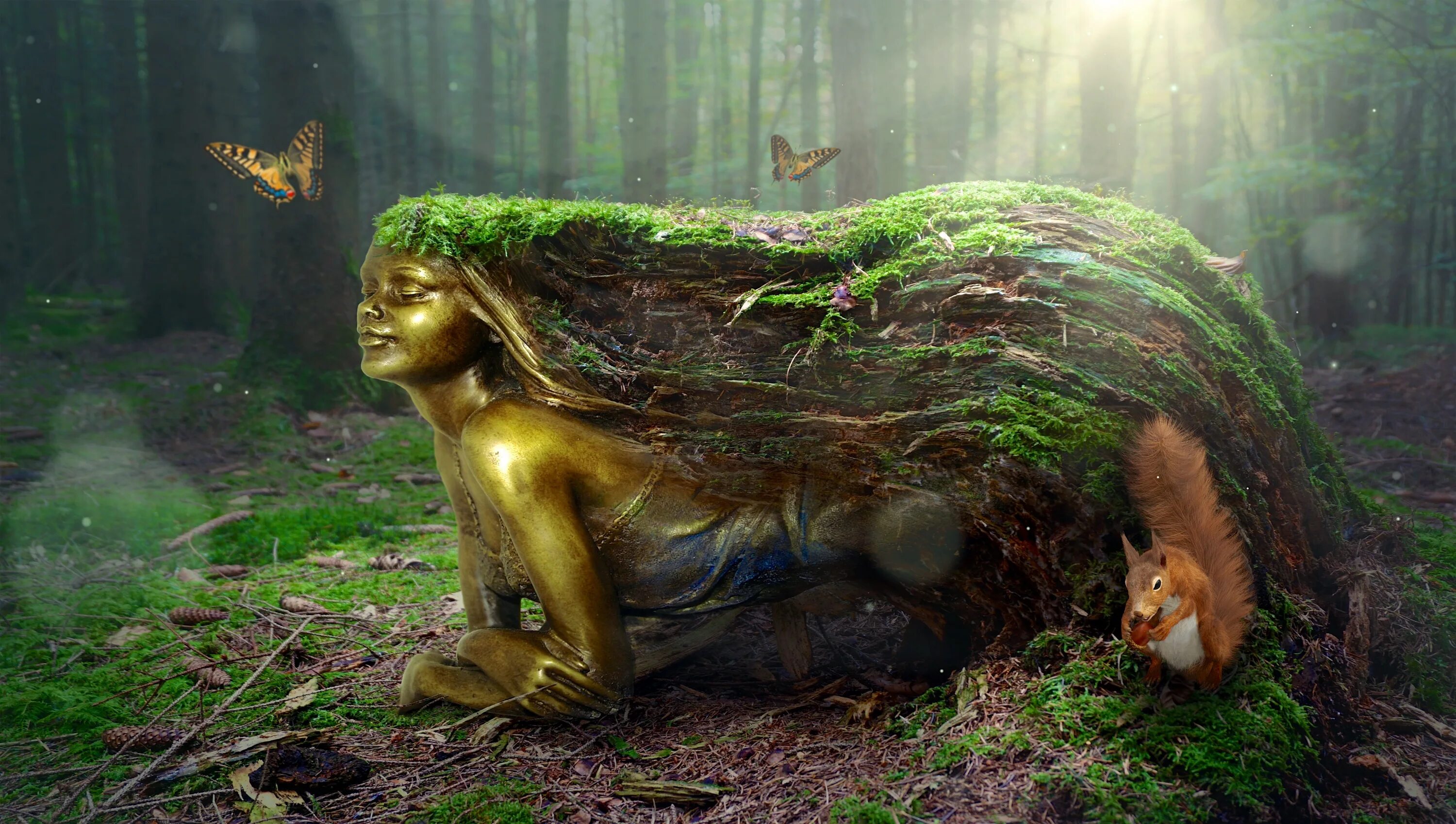 Йорд богиня. Лесные существа. Мифические существа в лесу. Сказочные существа леса.