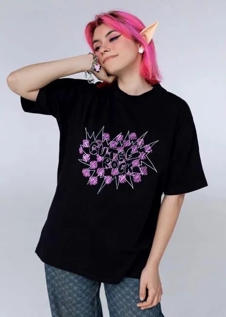 Cute rock дора. Кьют рок. Электрогитара доры. Кьют рок. Гитара киберпанк.