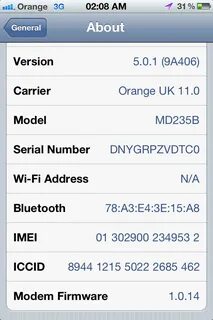 Imei 4g
