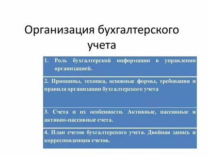 Роль бухгалтера в принятии решений