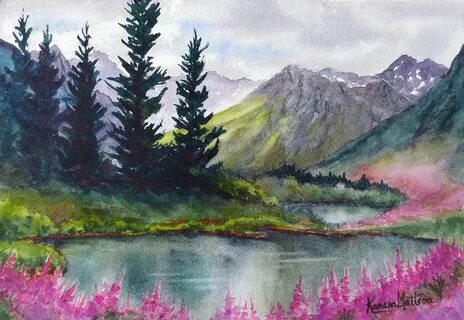 Рисунок картина пейзаж