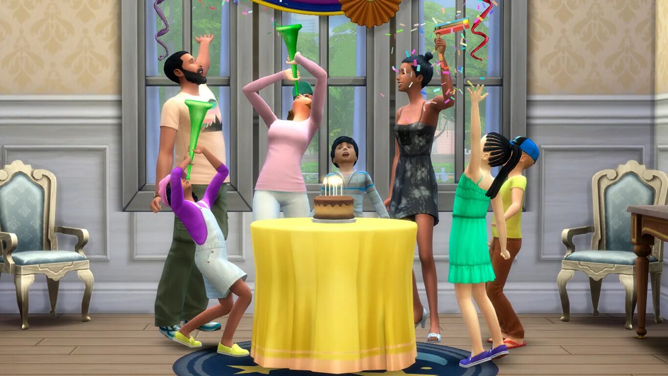 Симс вечеринка. Симс 4 день рождения. The SIMS 4 любовь. Пора на вечеринку симс 4. Мод на симс гендер пати