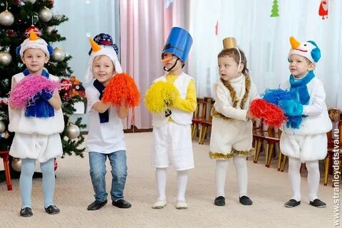 Снеговик на новогоднем утреннике