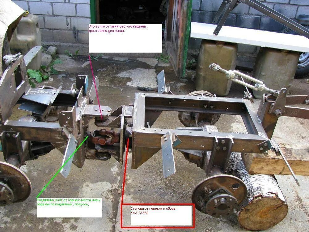 Размер минитрактор самодельные. Мини трактор переломка 4 4. Конструкция трактор переломка. Трактор переломка 4х4 переломный узел. Рама на трактор переломка 4 на 4.