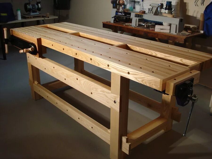 Столярный верстак своими руками - инструкция, чертежи и размеры Woodworking benc