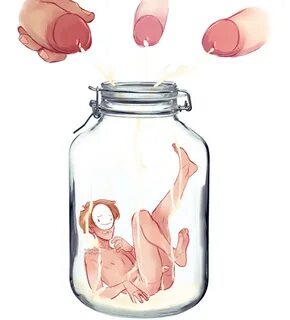 Slideshow female cum jar.