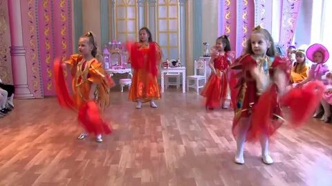 Танец огоньков в детском саду