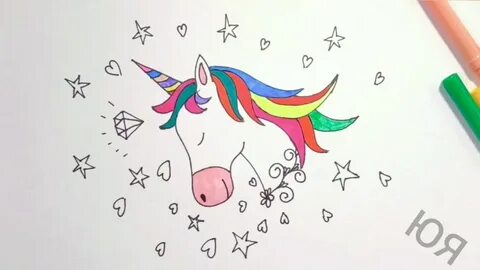 Нарисованные единороги 6 лет
