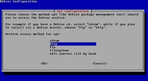 Debian setup