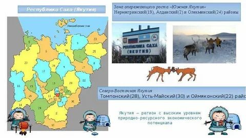 Районы якутска