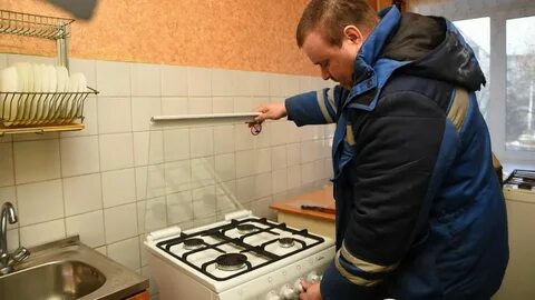 Газовая плита в жилой