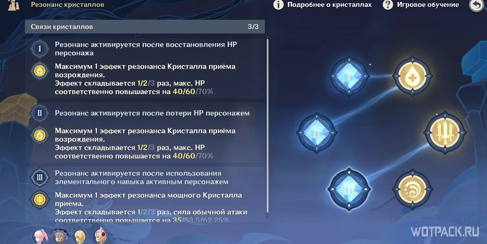 Используйте резонанс призмы и руды