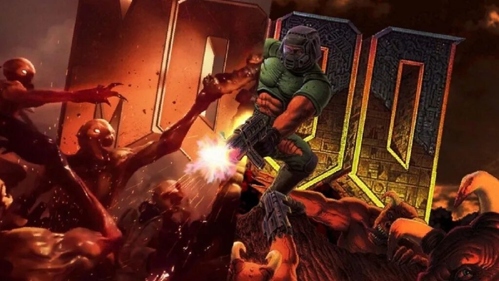 Doom кар. Doom 1 1993. дум игра 1993. думгай из doom 1.