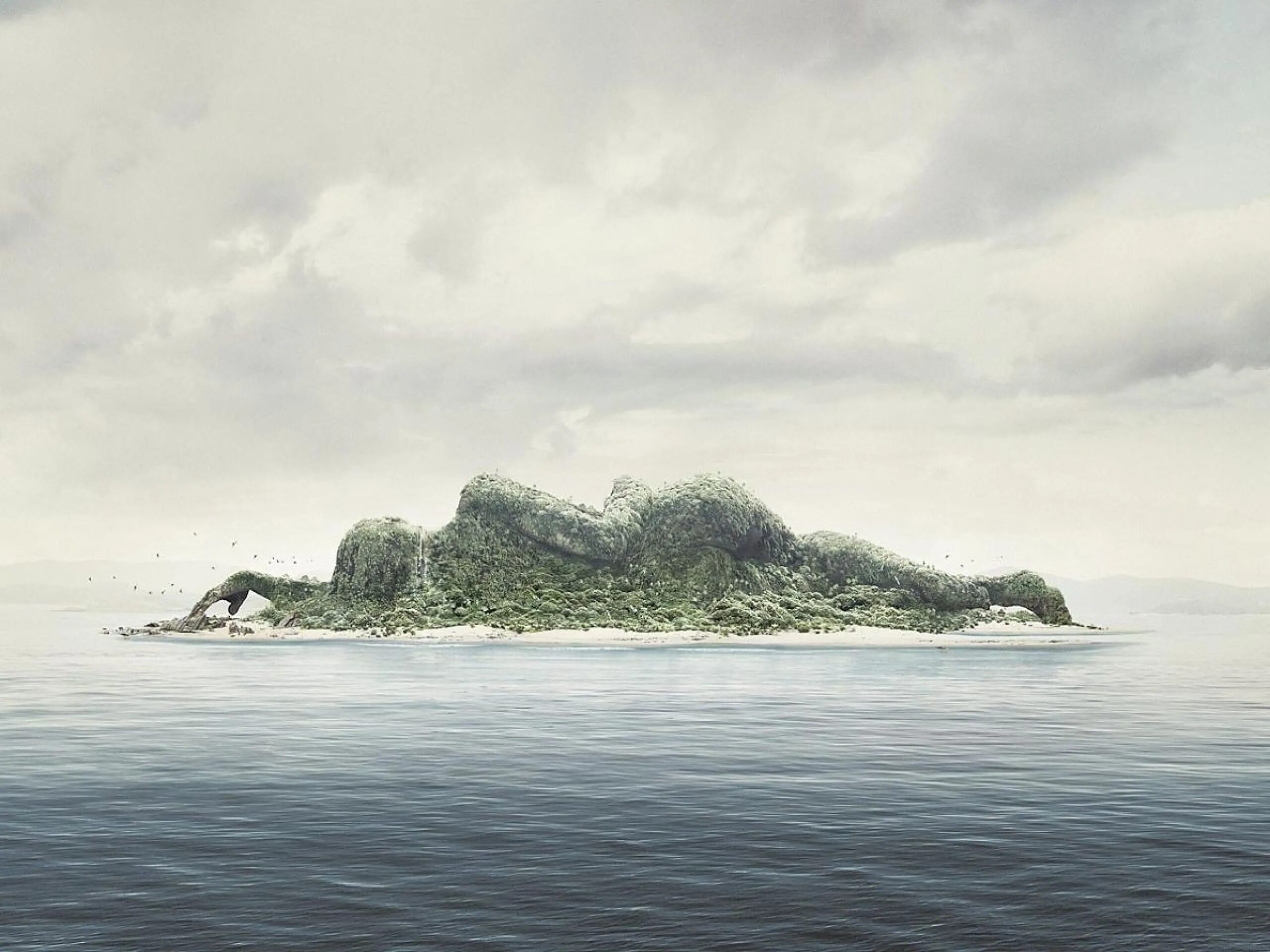 Sleeping island