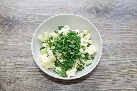 Салат огурец брынза