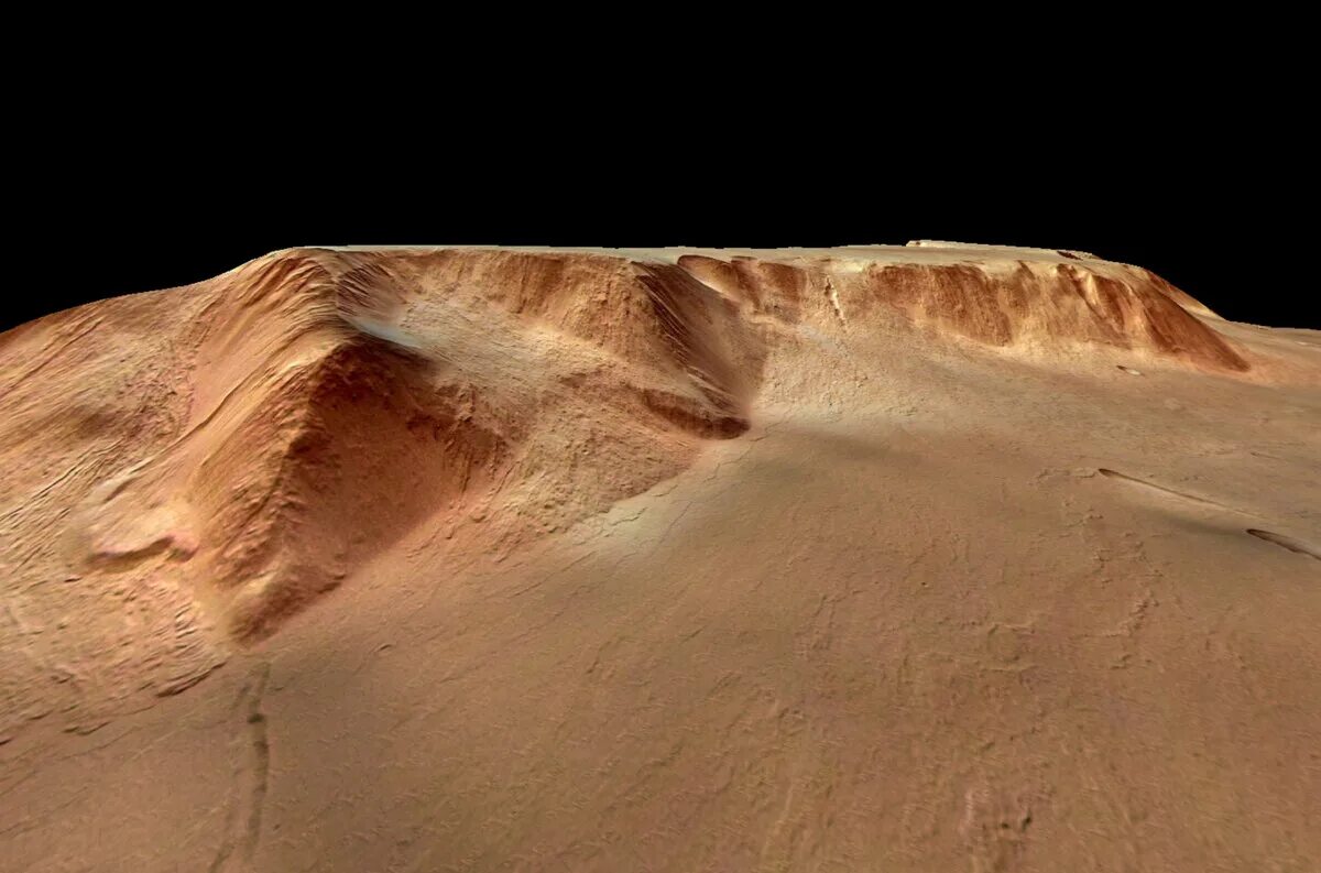 Самая высокая гора в солнечной системе находится. Гора Олимп на Марсе. Вулкан гора Аскрийская (Марс). Гора Олимп на Марсе фото. Гора Аскрийская на Марсе.
