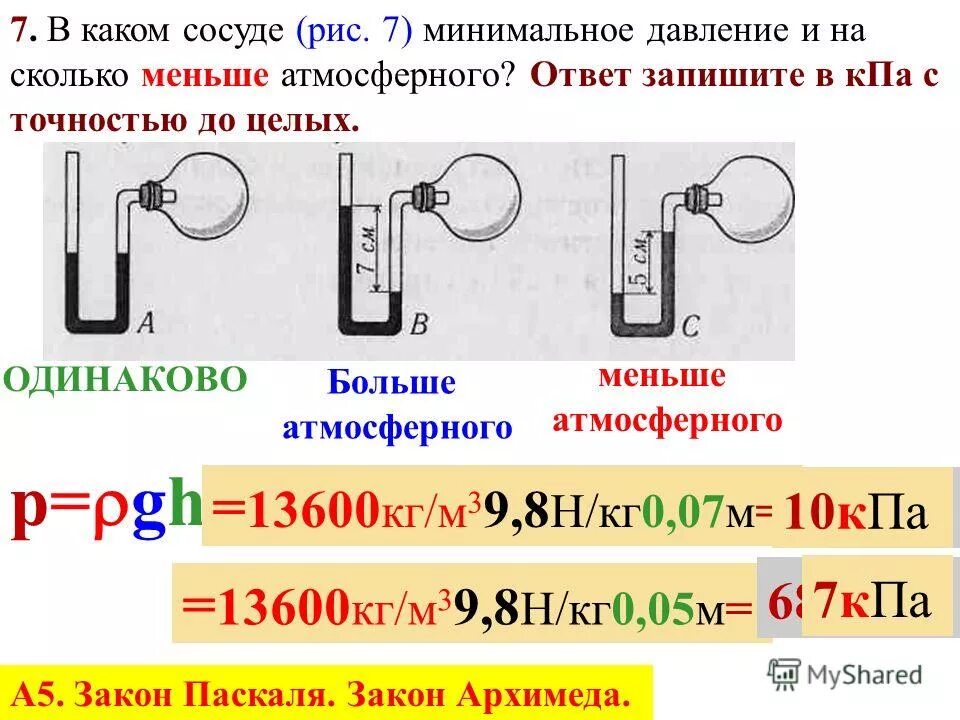 Расположите стеклянную трубку с водой. В каком из сосудов давление. В изогнутую стеклянную трубку в одно колено. Давление в сосуде меньше атмосферного. Зажимы для люков сосудов давления.