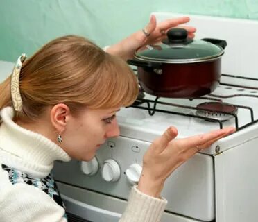 Запах газа на кухне