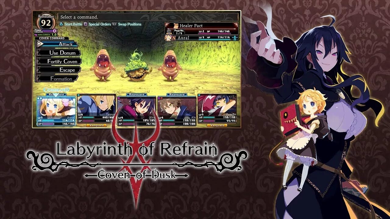 Labyrinth of refrain. Coven and labyrinth of refrain. coven of dusk. labyrinth of refrain: coven of dusk art.