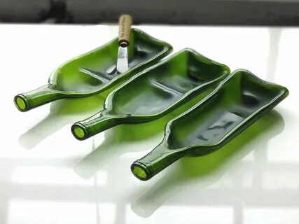 Тарелка из бутылки