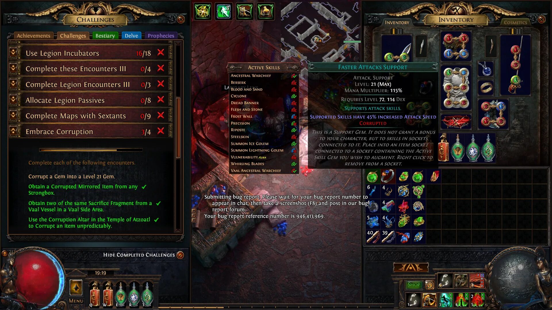 Faster attacks
