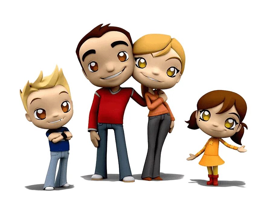 Animated 3d characters
