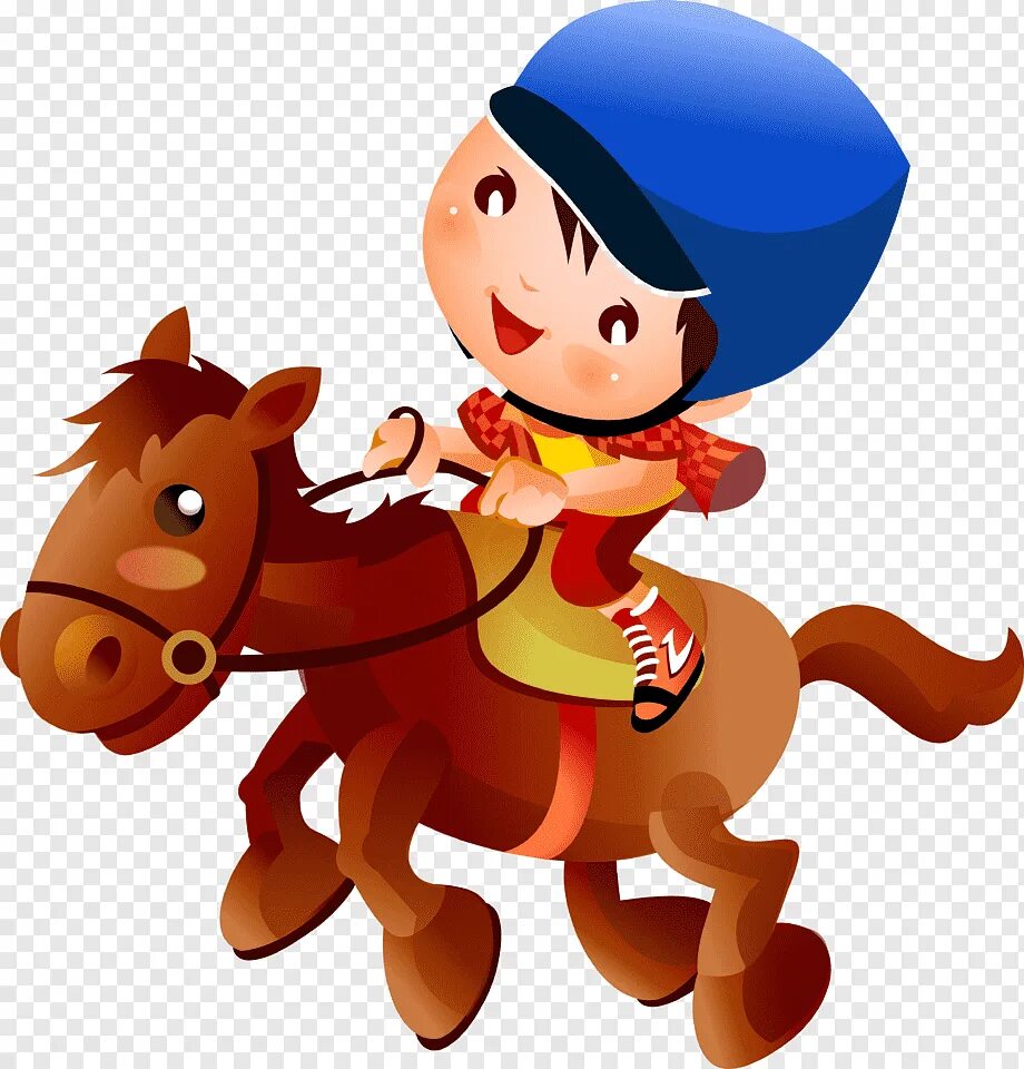 Скачем на лошадке. Лошадь мультяшка. Мальчик на лошади мультяшный.