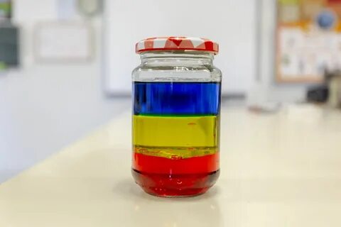 Эксперимент разные плотности