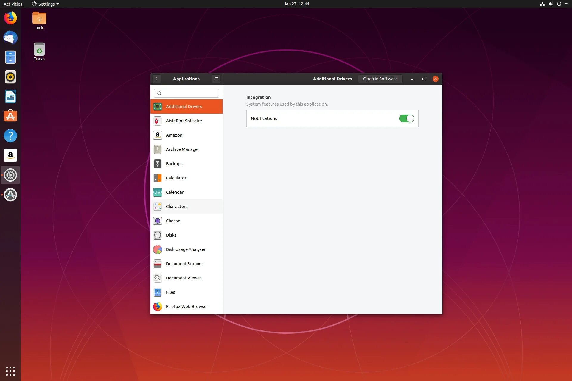 Linux reload