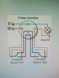 Выключатели на одну лампу проходные