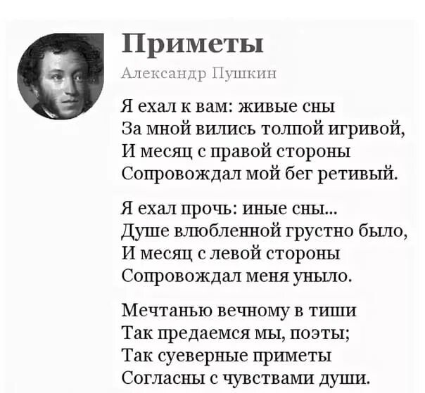 Жалко пушкина. Стихотворение Пушкина приметы. Приметы Пушкин стих. Пушкин приметы.