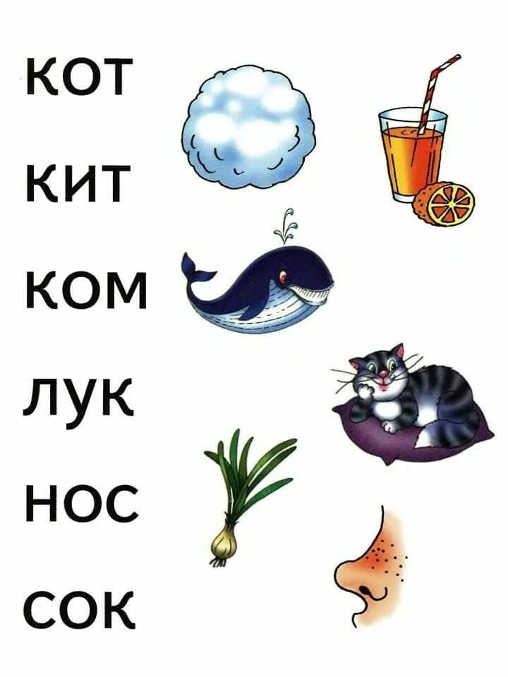 Прочитай предложения и соотнеси их с картинками. Чтение односложных слов для дошкольников. односложные слова для чтения. соелени слова с картинко. чтение односложных слов с картинками.