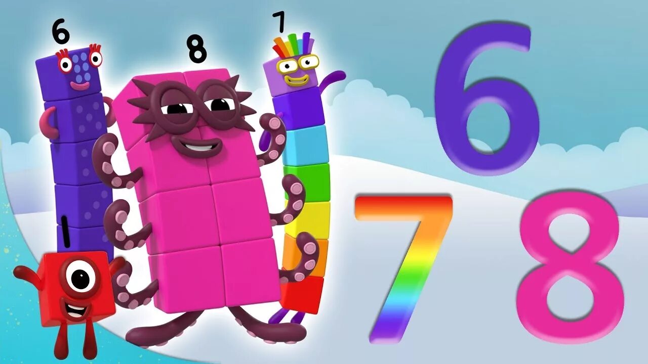 В стране 6 из 10. Намбер Блокс 2. Numberblocks 7. Намбер Блокс 1. Numberblocks 6.