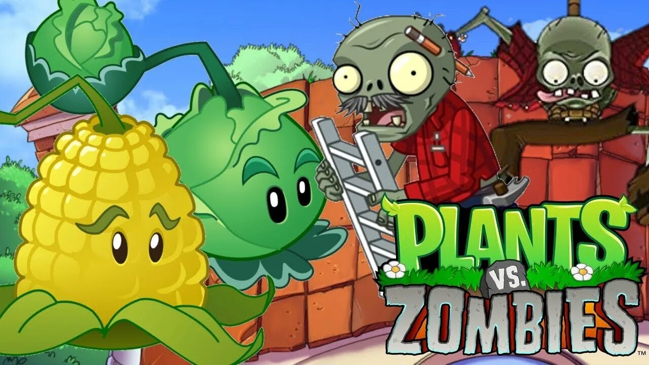 Растение против зомби 11. Plants vs Zombies крыша. Зомби против растений криша. Plants vs Zombies зомби на тарзанке. Растения против зомби 1 часть крыша.