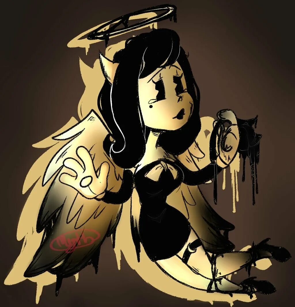 Как зовут девушку бенди. Алиса ангел batim. bendy and the ink machine алиса. bendy and the ink machine алиса ангел. алиса ангел из бенди.