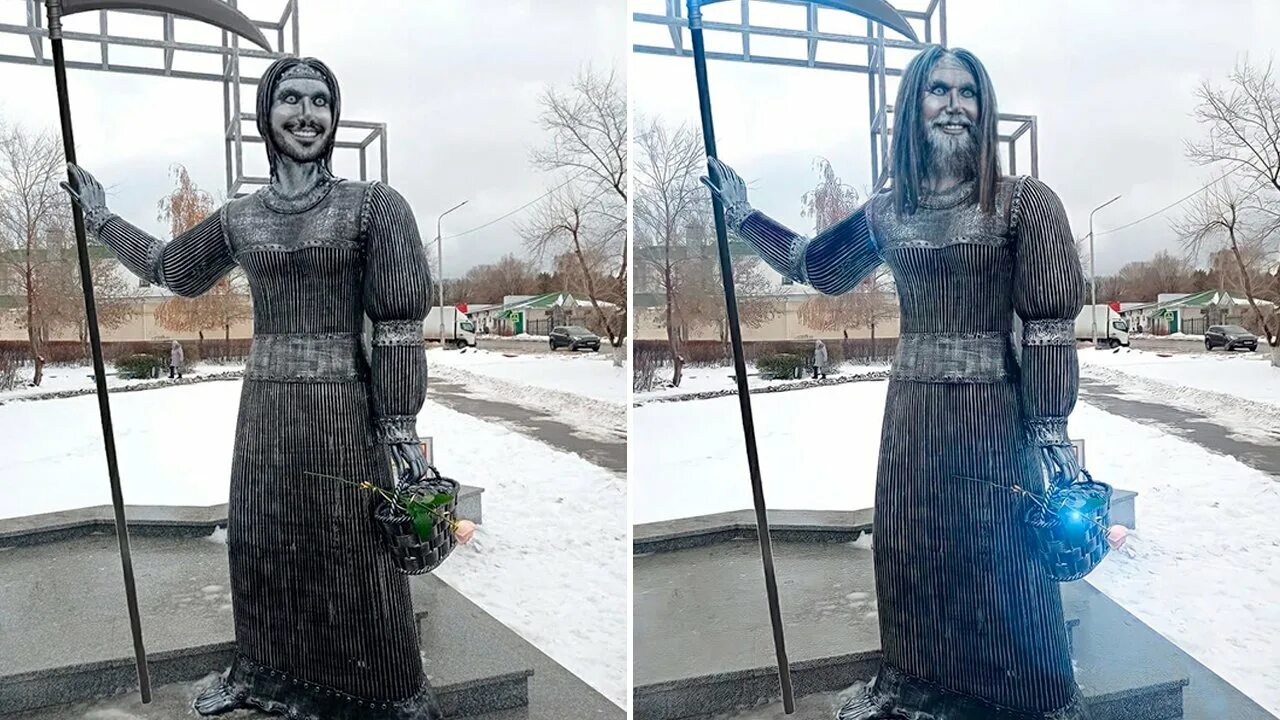 Статуи пьют молоко разоблачение
