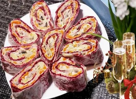 Шуба в рулете в лаваше