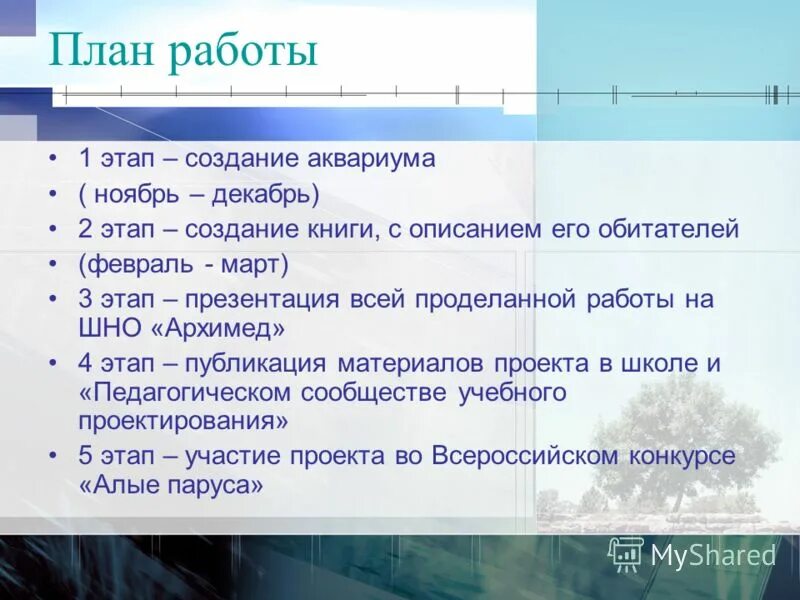 Для каких целей человек создает аквариум. Проектная работа морские словари.