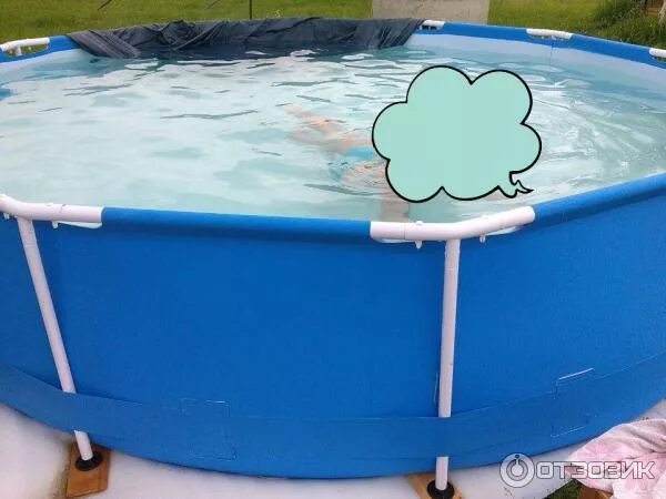 Вытек бассейн. Заклеить каркасный бассейн intex. бассейн каркасный наполненный водой. заклейка каркасного бассейна intex. порвалась чаша каркасного бассейна.